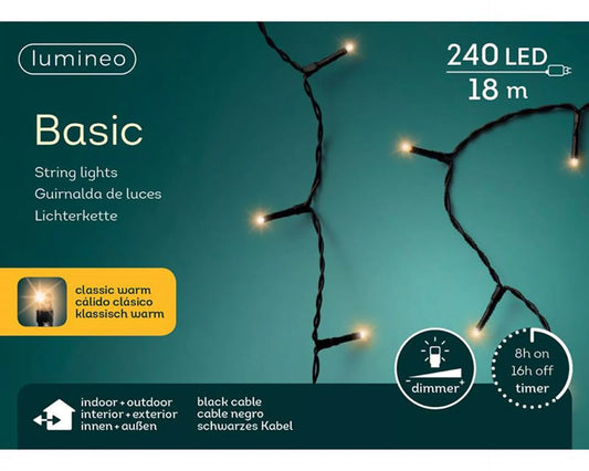Kerstverlichting – 240 LED lichtjes (18 m)