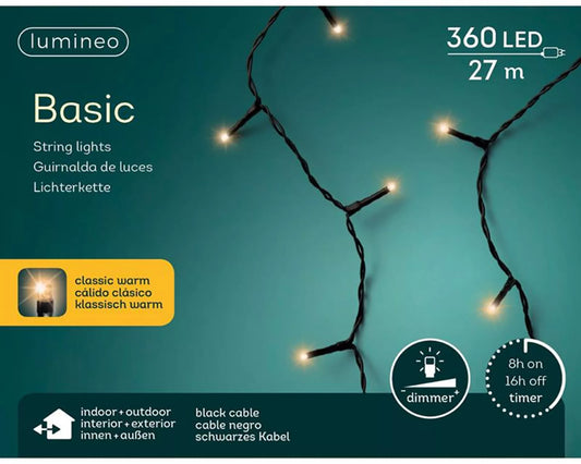 Kerstverlichting – 360 LED lichtjes (27 m)