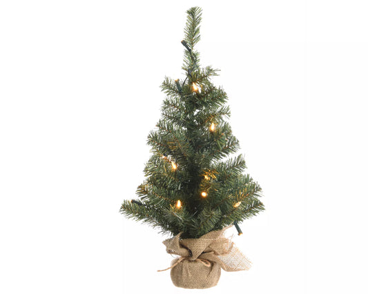 Mini Kunstkerstboom – 45 cm (met LED-verlichting)